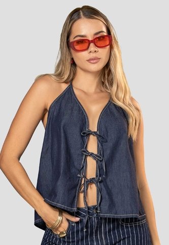Blusa Mujer Azul Oscuro Mp 114470 MP