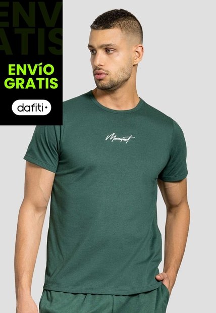 Camiseta Hombre Verde Pino Mp 100495