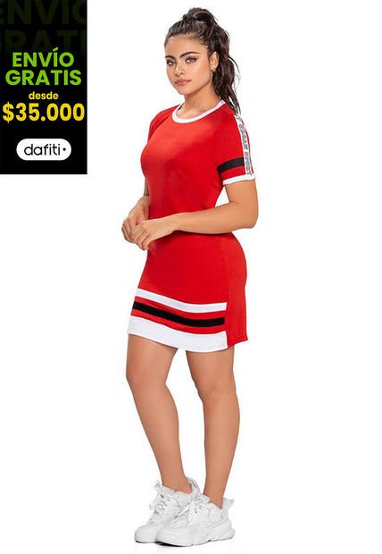 Vestido MP 56761 Rojo