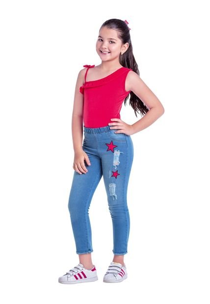 Jegging Infantil Niñas Azul MP