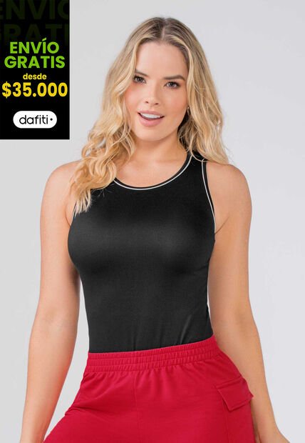 Camiseta Mujer Negro Mp 141