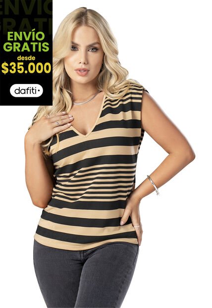 Camiseta Mujer Estampado Mp 2947