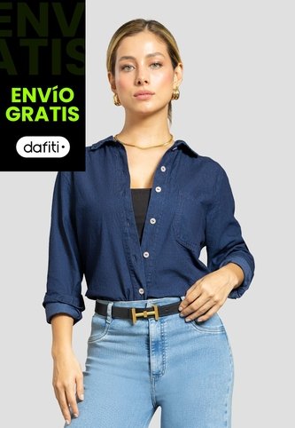 Camisa Mujer Azul Mp 111861 MP