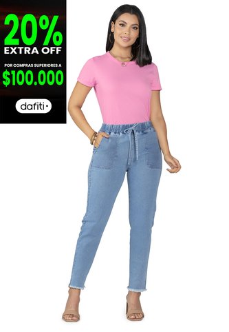 Jogger Mujer Azul Claro Mp 5339 MP