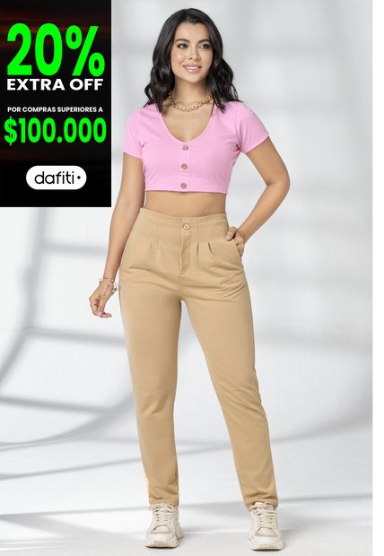 Pantalón Mujer Caramelo Mp 1785