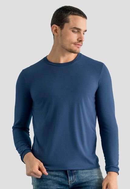 Camibuzo Hombre Azul Profundo Mp 113059