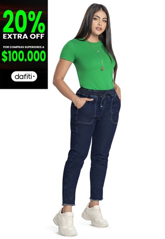 Jogger Mujer Azul Oscuro Mp 5384 MP