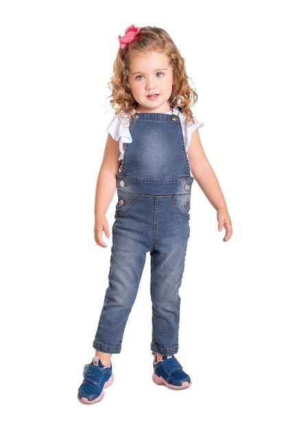 Overall Bebe Femenino Azul MP