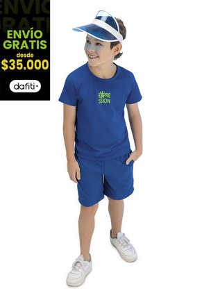 Conjunto Infantil Azul Cobalto Mp 96609