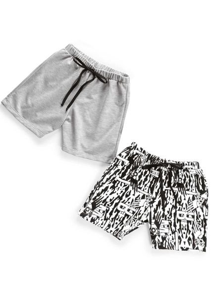 Bermuda Paq X2 Infantil Niño Multicolor Mp 91639