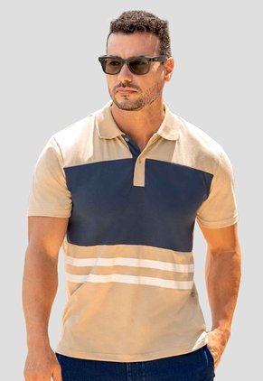 Camiseta Hombre Latte-Azul Mp 86805