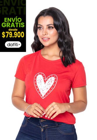 Camiseta Mujer Rojo Mp 752 MP
