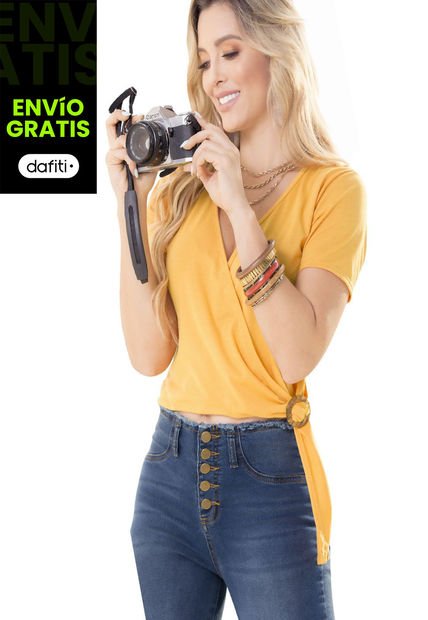 Jean Adulto Para Mujer MP -Azul Medio