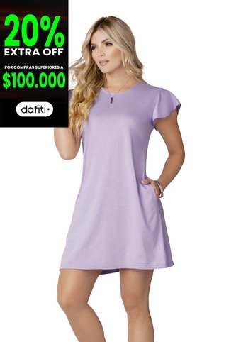 Vestido Corto Mujer Lila Mp 68383 MP