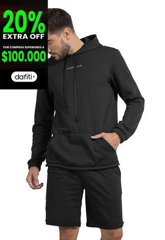 Bermuda Hombre Negro Mp 78571 MP