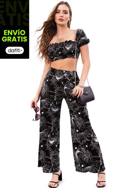Conjunto Mujer Negro Mp 92518