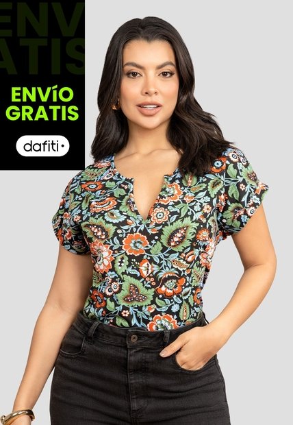 Blusa Mujer Estampado Mp 112026