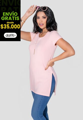 Blusón Mujer Palo De Rosa Mp 32998 MP