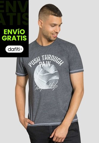 Camiseta Hombre Negro Cross Mp 111914 MP