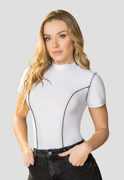 Camiseta Mujer Blanco Mp 114103