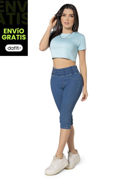 Capri Mujer Azul Medio Mp 5341