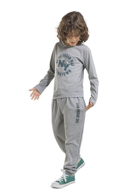 Jogger Infantil Gris Mp 1394
