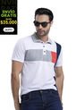 Polo Hombre Blanco Mp 6444 de MP