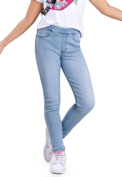 Jegging Infantil Femenino Azul Mp 5791