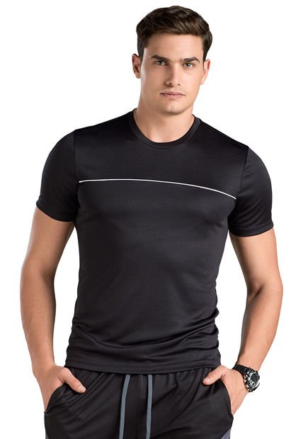 Camiseta Hombre Negro Mp 32761