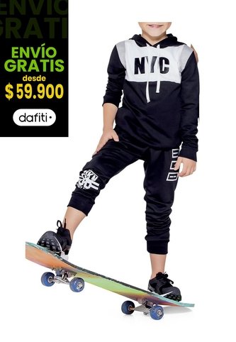 Conjunto Negro Blanco MP MP