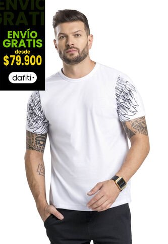 Camiseta Masculino Blanco Mp 1350 MP