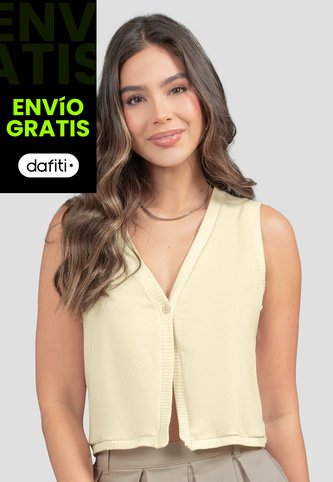 Chaleco Mujer Crema Mp 111303 MP