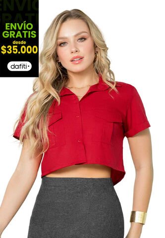 Camisa Mujer Rojo Mp 143 MP