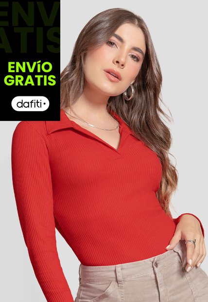 Body Mujer Rojo Mp 111041
