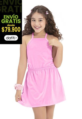 Vestido Infantil Rosado Mp 88514 MP
