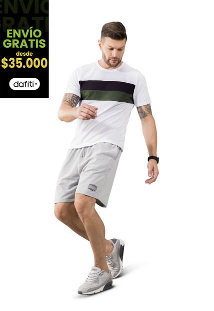 Camiseta Hombre Verde Mp 32590