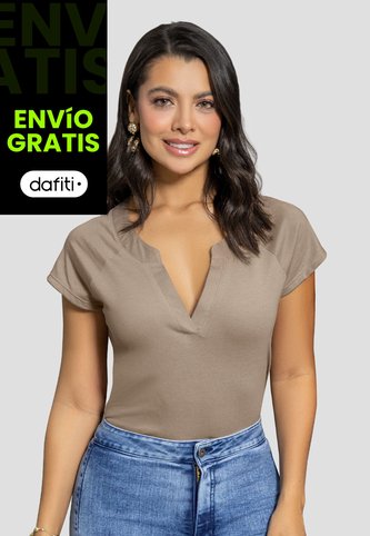 Blusa Mujer Café Pardo Mp 104190 MP