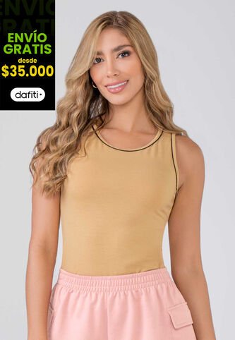 Camiseta Mujer Beige Mp 141 MP