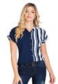 Camisa Mujer Azul-Blanco Mp 91713 de MP