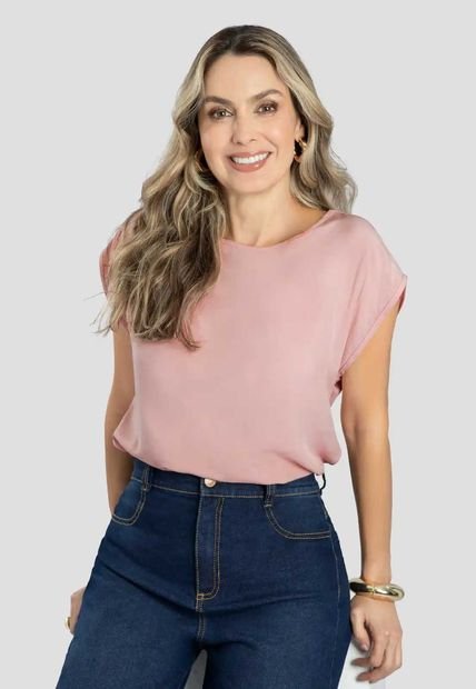 Blusa Mujer Rosa Polvo Mp 111795