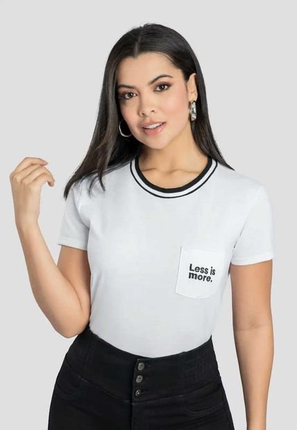 Camiseta Mujer Blanco Mp 111396
