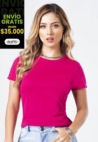 Camiseta Mujer Fucsia Mp 82961 MP
