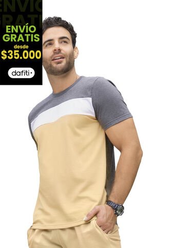 Camiseta Hombre Negro Cross Mp 70042 MP