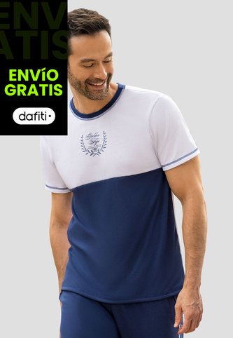 Camiseta Hombre Azul Profundo Mp 110752 MP