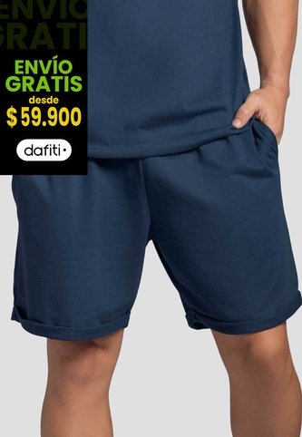 Bermuda Hombre Azul Profundo Mp 100496 MP