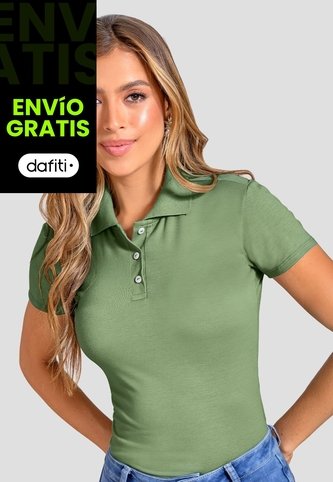 Polo Mujer Aceituna Mp 104448 MP