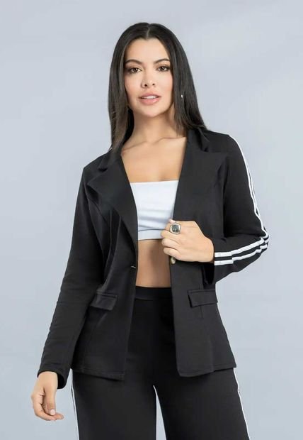 Blazer Mujer Negro Mp 111774