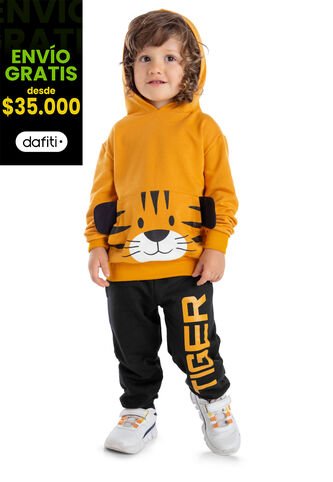 Conjunto Infantil Amarillo-Negro Mp 89215 MP