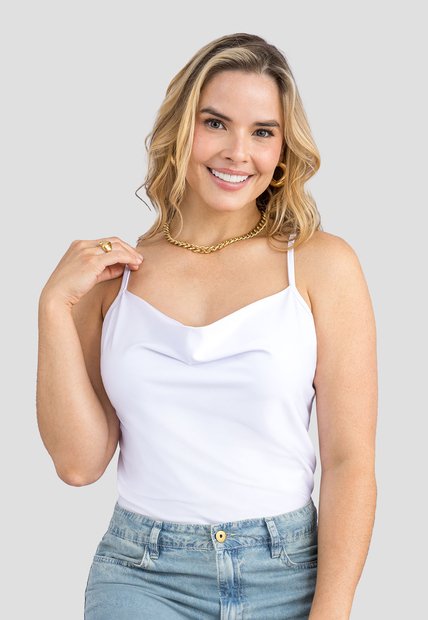 Blusa Mujer Blanco Mp 113857