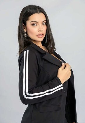 Blazer Mujer Negro Mp 111774